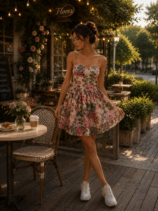 Minivestido De Tirantes