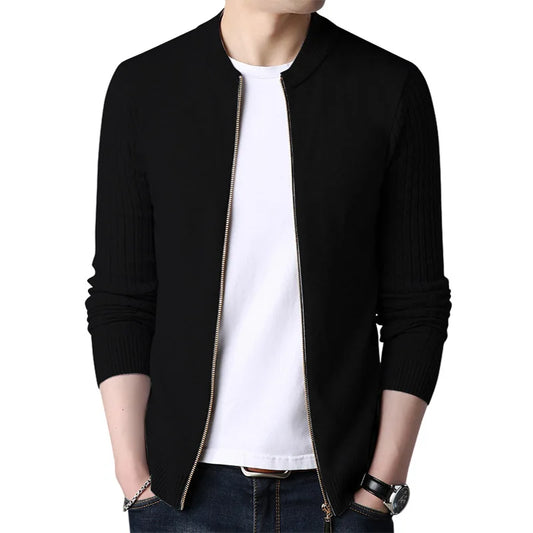 Navarita | Zippered Knit Cardigan