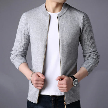 Navarita | Zippered Knit Cardigan