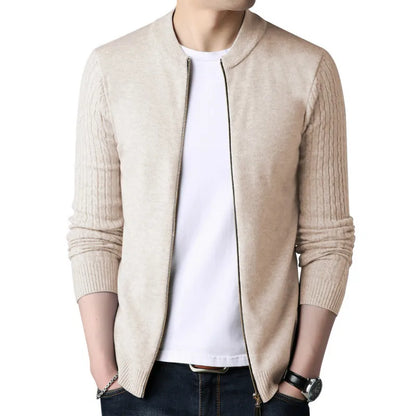 Navarita | Zippered Knit Cardigan