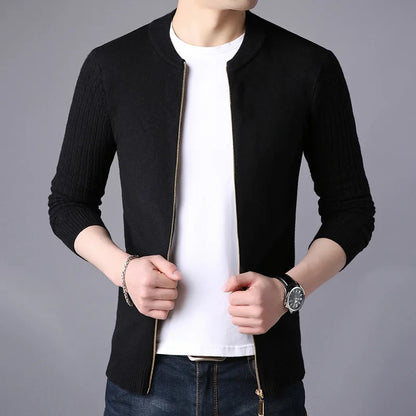 Navarita | Zippered Knit Cardigan