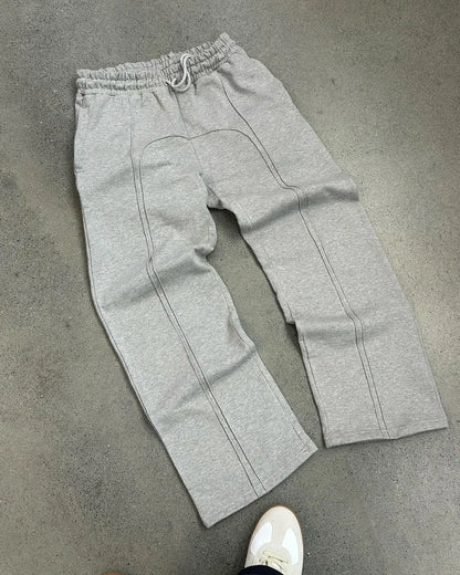 Navarita | Retro-Stitched Loose Fit Sweatpants