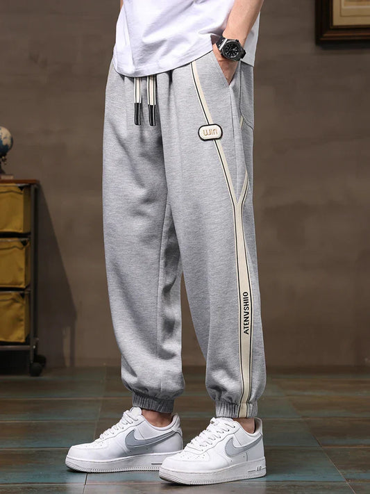 Navarita | Side-Stripe Cotton Blend Plus Size Joggers