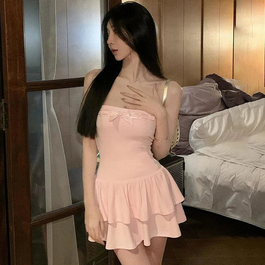 Navarita | Sweetheart Ruffle Strapless Dress