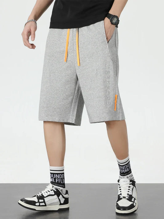 Navarita | Oversized Drawstring Cotton Sweatshorts