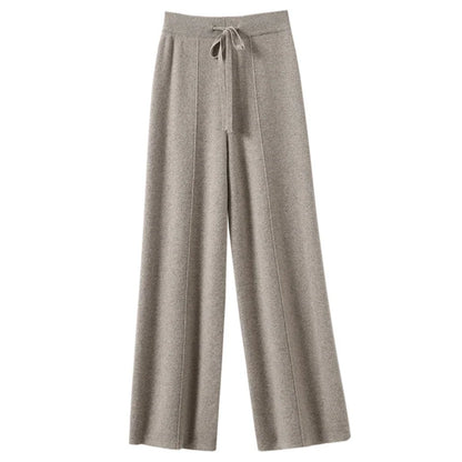 Navarita | Cashsoft Wide-Leg Knit Pants