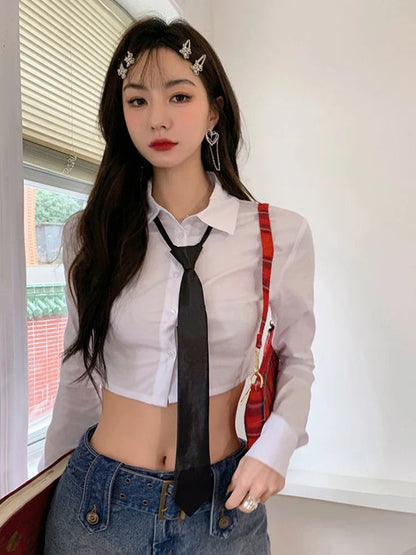 Navarita | Cropped School-Inspired Shirt