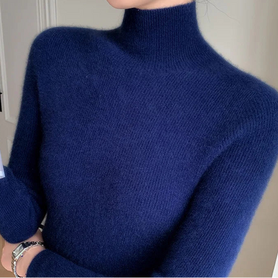 Jersey de lana de cuello alto – Norine