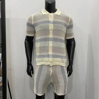 Navarita | Summer Knit Cardigan Two-Piece Set