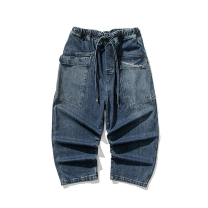 Navarita | Relaxed Fit Washed Denim Pants