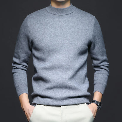 Navarita | Black Slim Fit Knitted Pullover Sweater