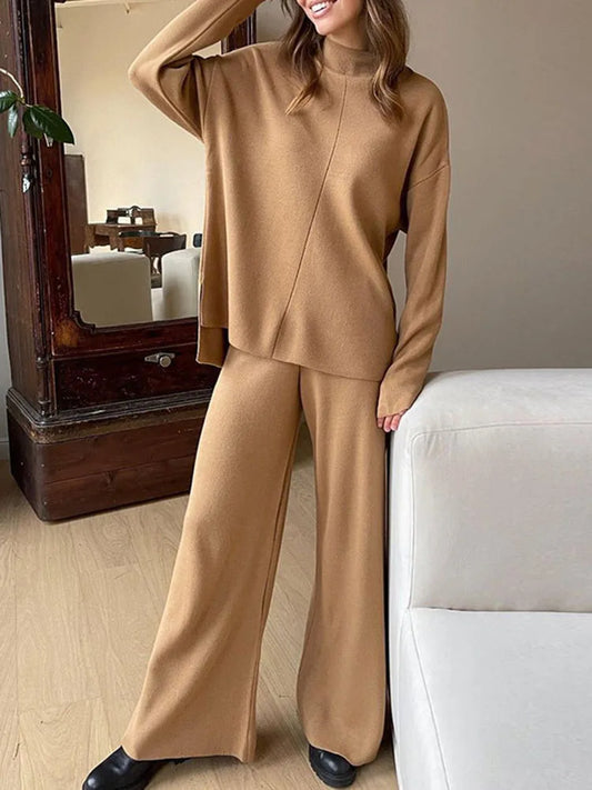 Navarita | Knit High-Waist Lounge Set