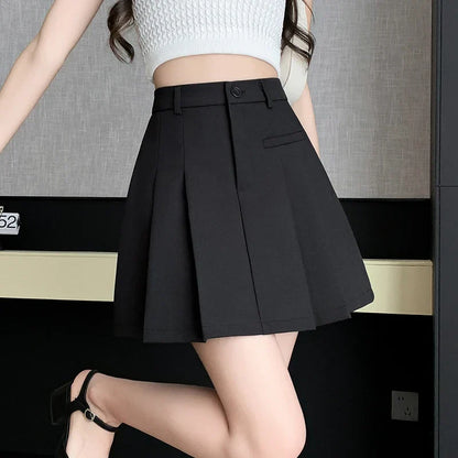 Navarita | Pleated Chic High Waist Mini Skirt