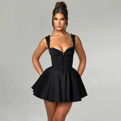 Navarita | Lace-Up Summer Glow Dress