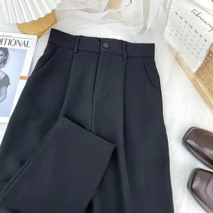 Navarita | Office Lady Pleated Ankle Pants