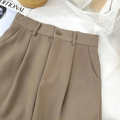Navarita | Office Lady Pleated Ankle Pants