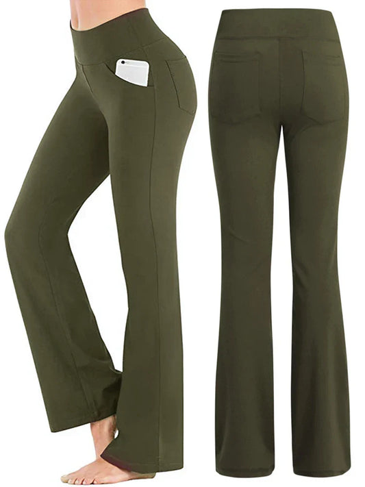 Navarita | High-Waist Flared Elegance Pants