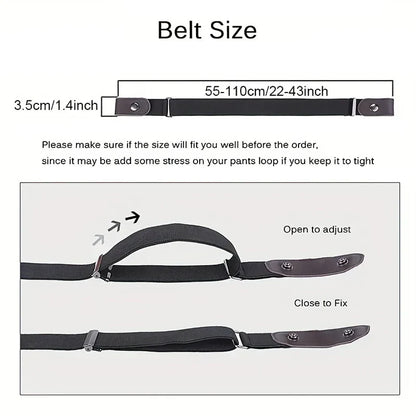 Navarita | Elastic Snap-On Belt – Seamless Fit