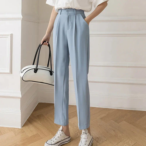Navarita | Office Lady Pleated Ankle Pants