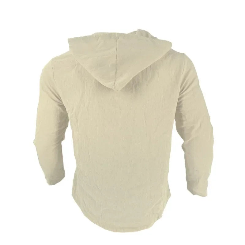 Navarita | Lightweight Hooded Cotton-Linen T-Shirt