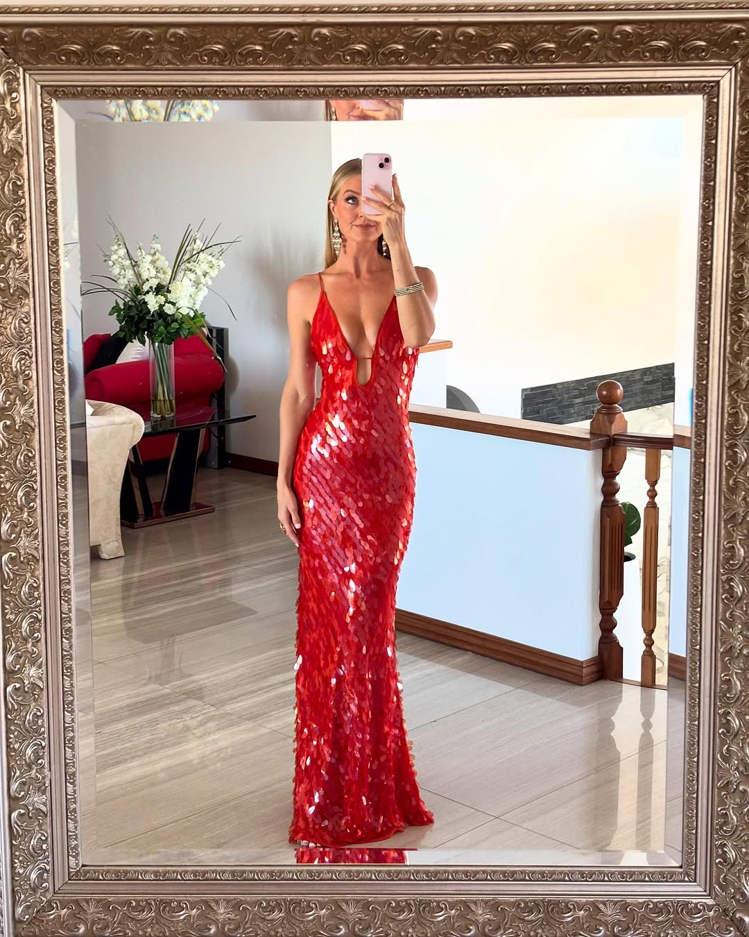 Vestido Maxi de Gala Kailani con Lentejuelas