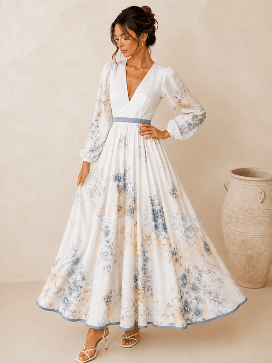 Vestıdo Maxı Boho Plısado