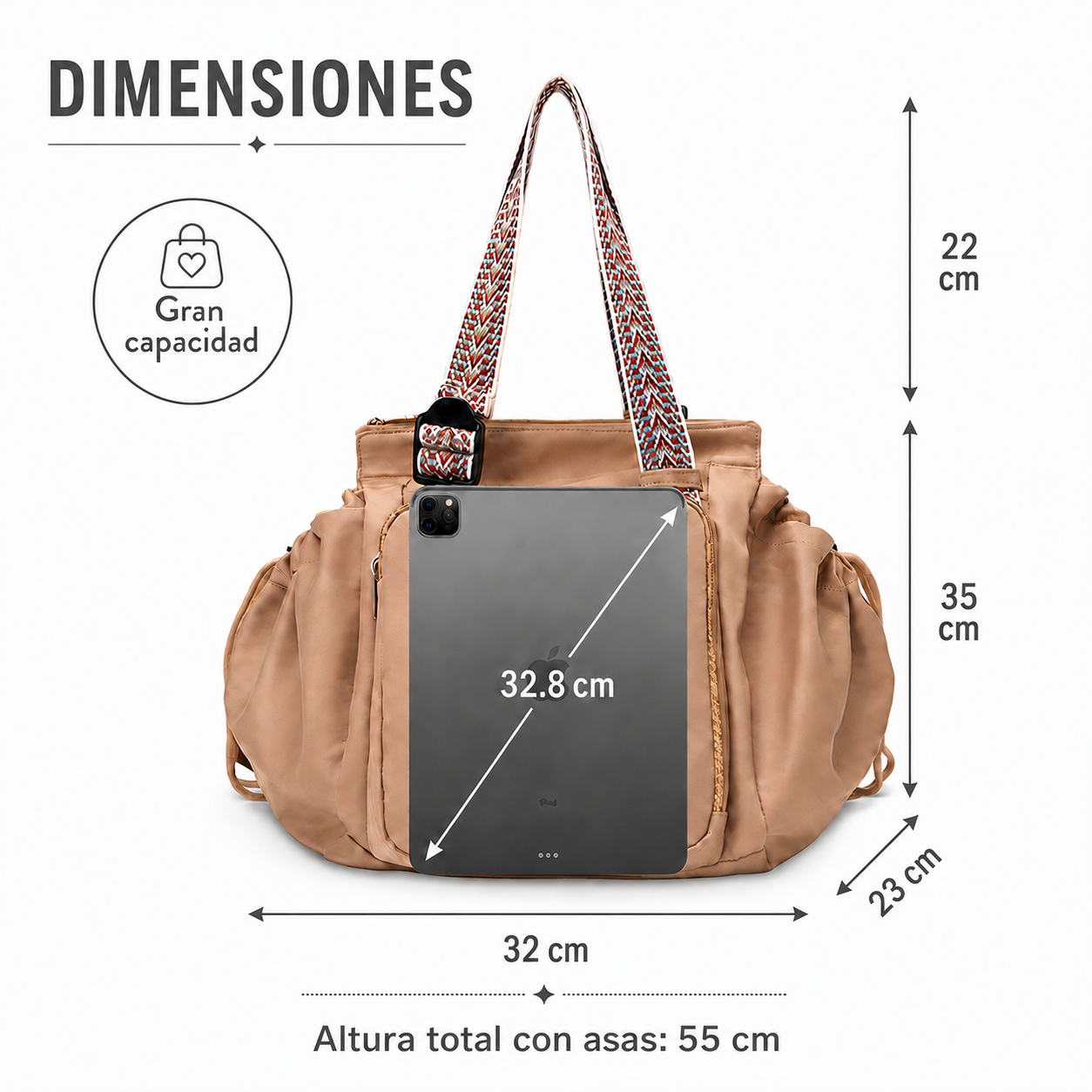 Bolsa Tote Multifuncional