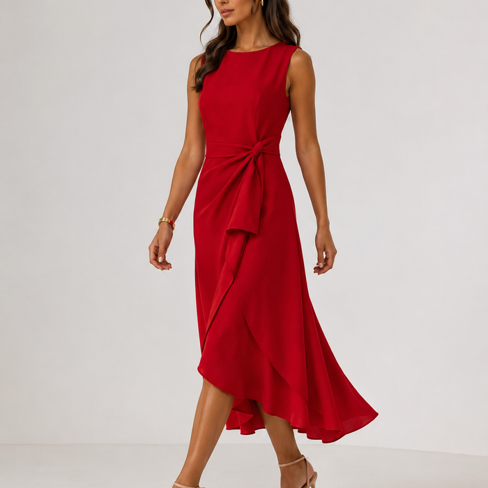 Vestido Con Volantes