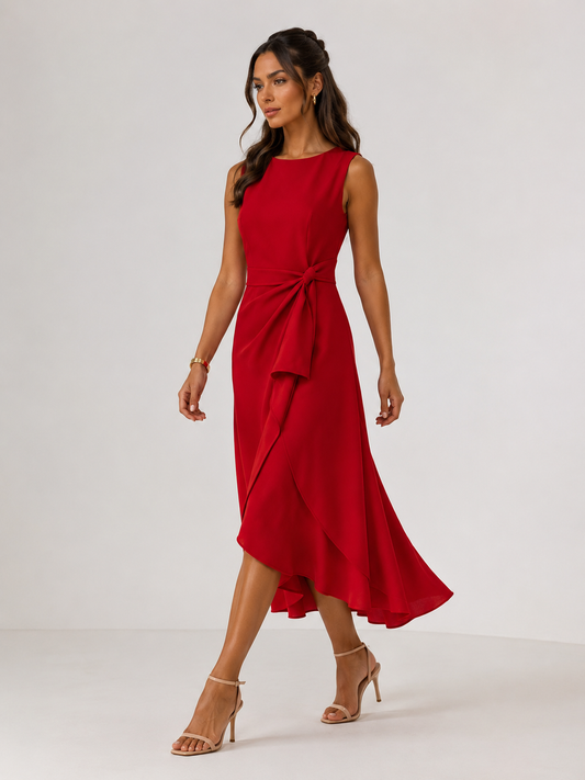 Vestido Con Volantes